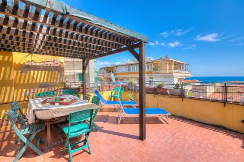Ca Moretto Sea-View Terrace Apartment in Sanremo