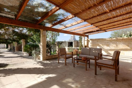 Masseria Misocampo Tirì with Garden, AC, Parking