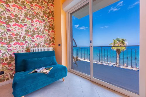 Laigueglia Beach, Seafront Sea-View Balcony