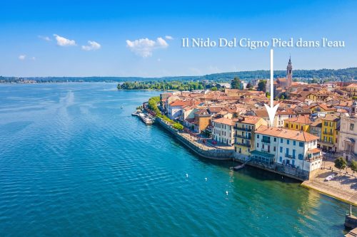 Il Nido Del Cigno, Arona Lakefront Apartment with Terrace and A/C