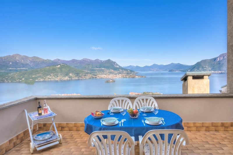 Lake Maggiore View Terrace Over The Borromean Islands