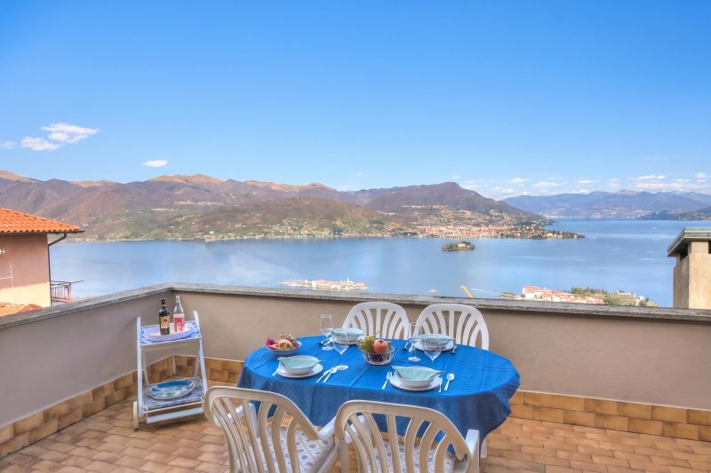 Lake Maggiore View Terrace Over The Borromean Islands