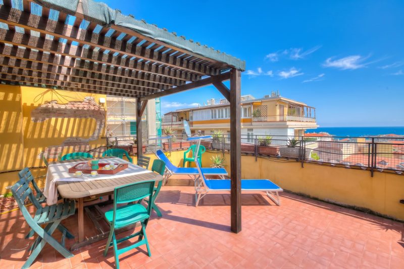 Ca Moretto Sea-View Terrace Apartment in Sanremo
