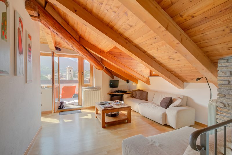 Sunny Penthouse with Mountain View