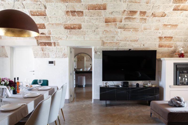 Masseria Misocampo Tirì with Garden, AC, Parking