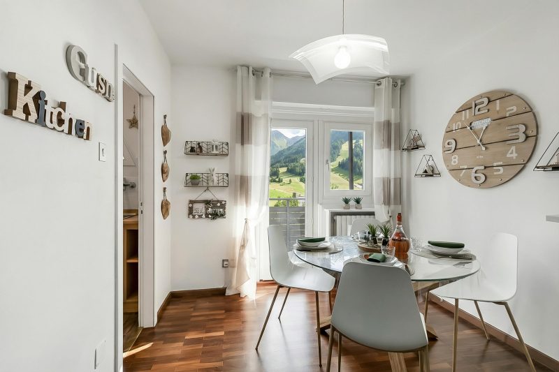 Studio Blue Petit with Mountain Balcony Views