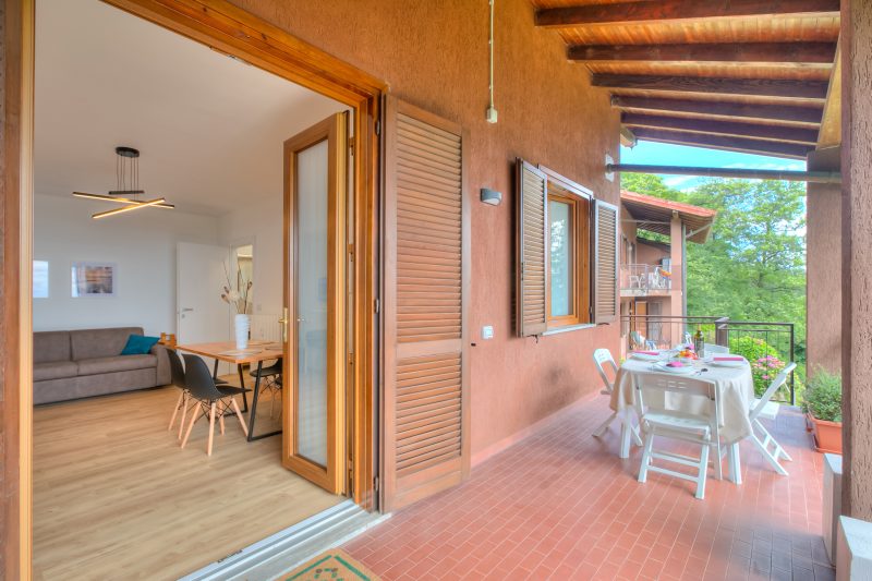 Il Vecchio Faggio: Lake Maggiore view Terrace