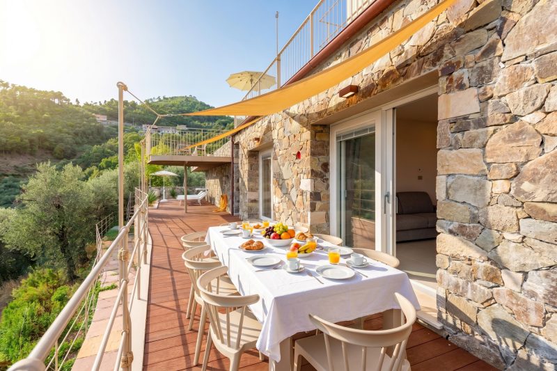 Villa Relais Le Torri in Verici in Pool and View