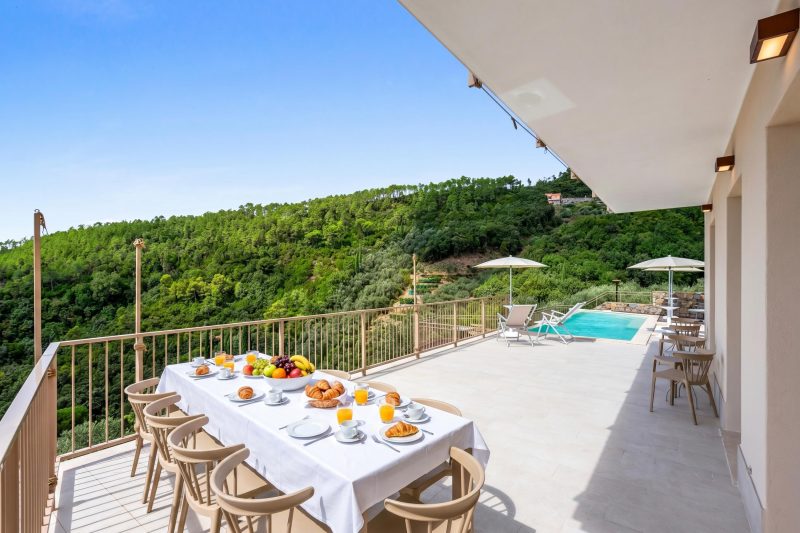 Villa Relais Le Torri in Verici in Pool and View