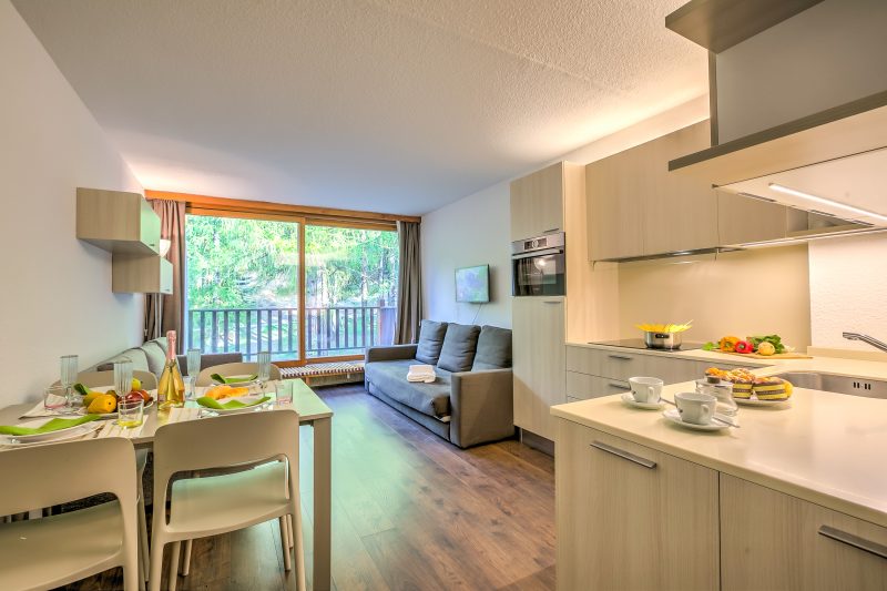 Studio La Finestra Sulle Piste with Balcony and Garage