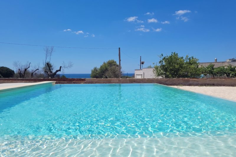 Villa Pescoluse with Private Pool and Sea View
