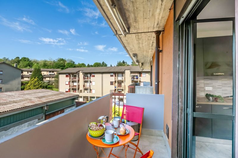 La Dolce Laveno, Balcony Apartment with A/C