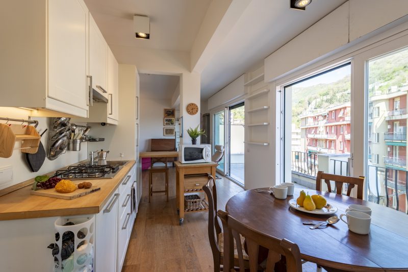 The Blue Window Apartment In Bogliasco