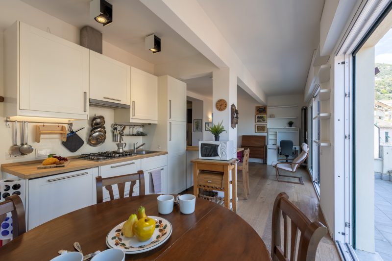 The Blue Window Apartment In Bogliasco