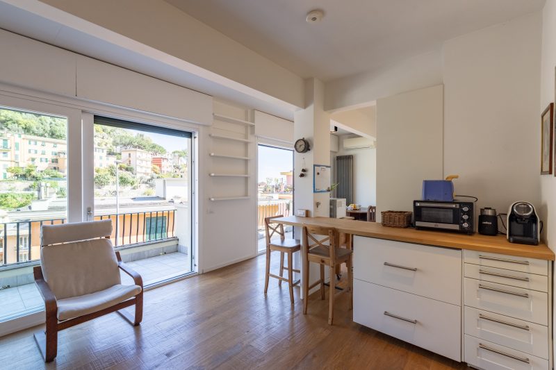 The Blue Window Apartment In Bogliasco