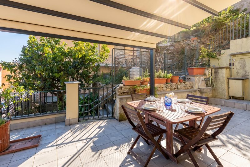 The Blue Window Apartment In Bogliasco