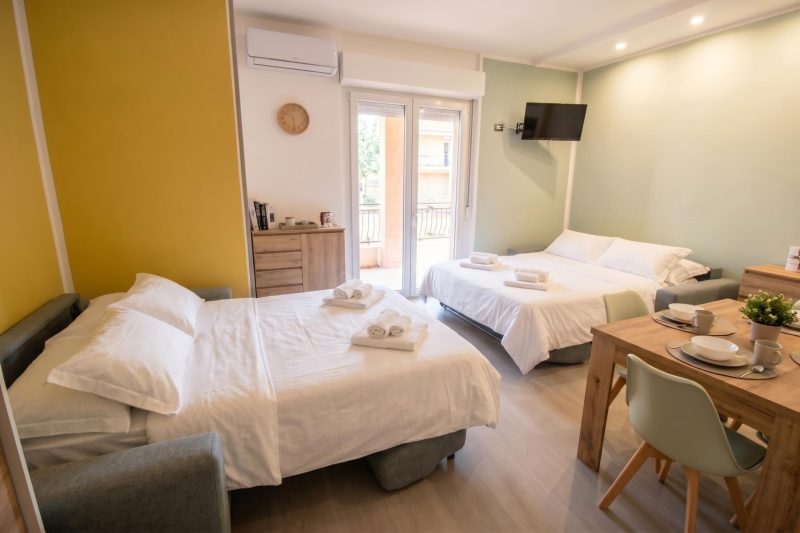 La Genzianella - Studio for 4 with Balcony & AC