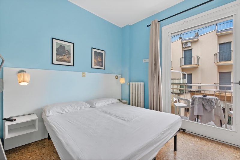 Room With Double Bed And Bunk Bed