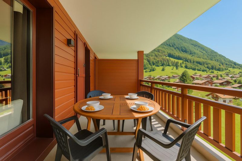 l'Ours Bleu C11 Ski-In at Vallorcine| Shared Pool, Gym & Wellness
