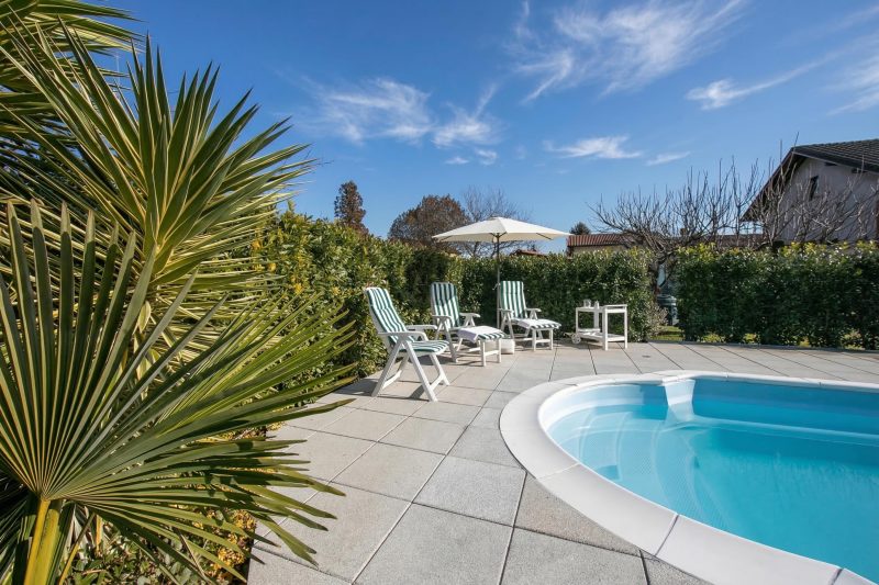 Casa Amabile EV Charge  in Leggiuno Salty-Water Pool