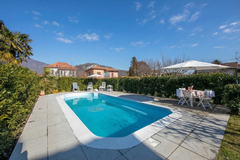 Casa Amabile EV Charge  in Leggiuno Salty-Water Pool