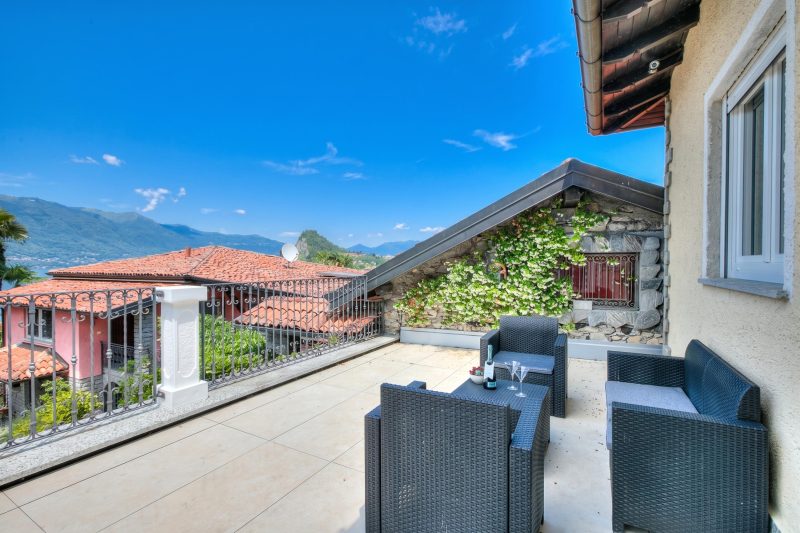 Casa Francesca Garden & View Lago Maggiore Hillside Villa + Terraces for 8