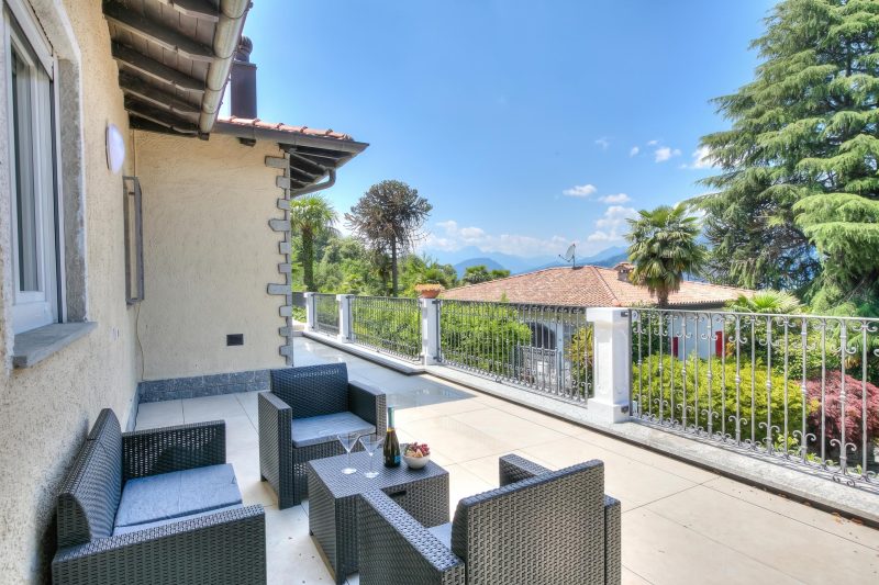 Casa Francesca Garden & View Lago Maggiore Hillside Villa + Terraces for 8