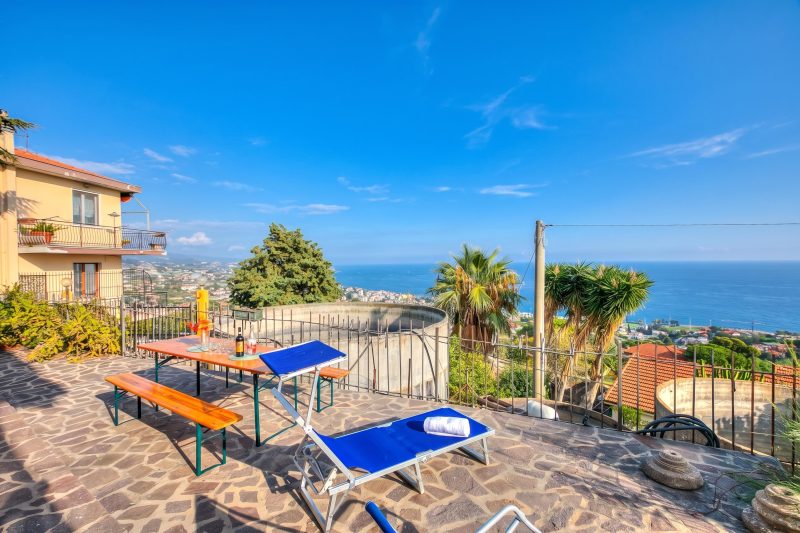 Palms Villa - Sea View Terrace and Parking