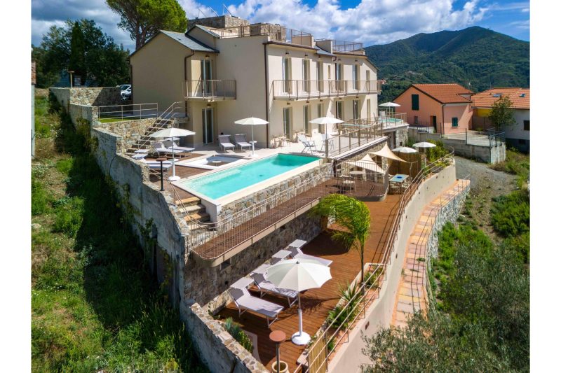 Villa Relais Le Torri in Verici in Pool and View