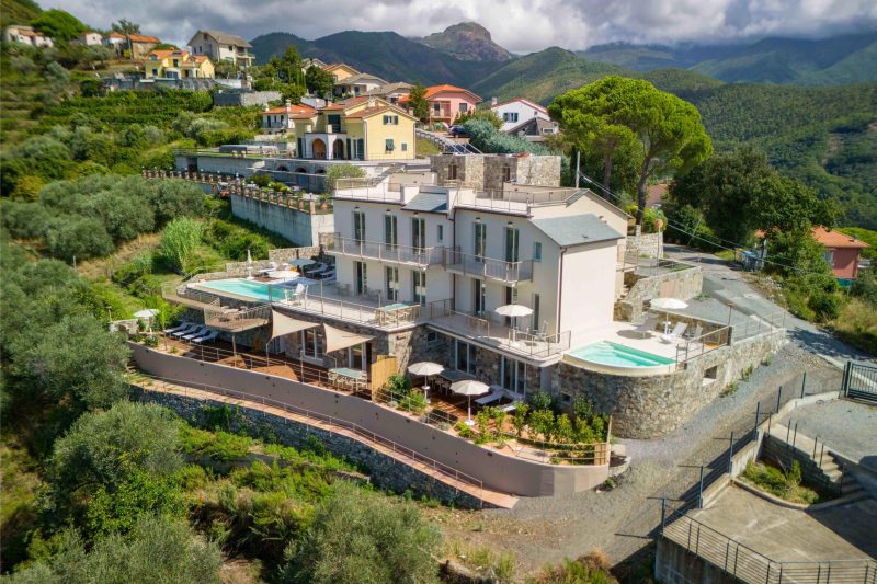 Villa Relais Le Torri in Verici in Pool and View