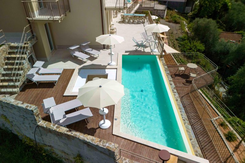 Villa Relais Le Torri in Verici in Pool and View