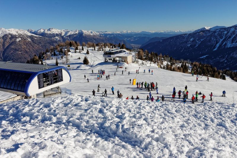 La tana dello scoiattolo central in Ski resort