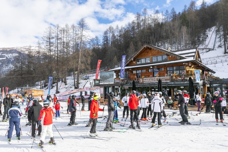 La tana dello scoiattolo central in Ski resort